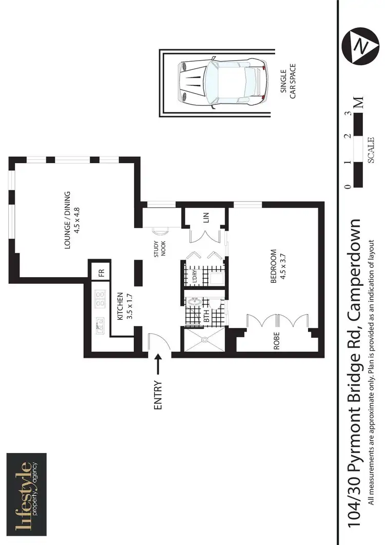 Floorplan of Homely apartment listing, 30 Pyrmont Bridge Road, Camperdown NSW 2050