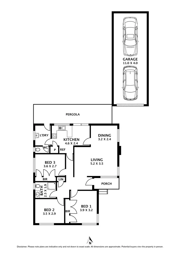 Floorplan of Homely house listing, 38 Felton Avenue, Sunbury VIC 3429
