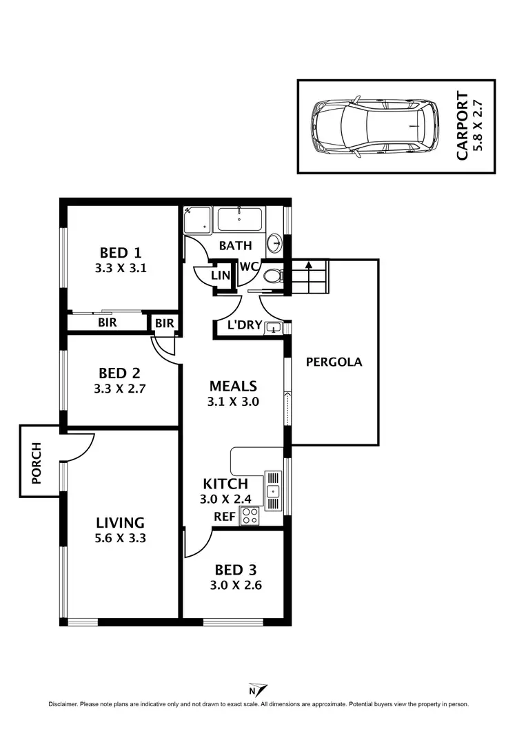 Floorplan of Homely house listing, 84 Melba Avenue, Sunbury VIC 3429