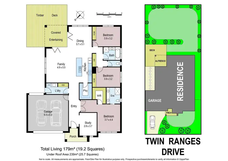 Floorplan of Homely house listing, 177 Twin Ranges Drive, Warragul VIC 3820