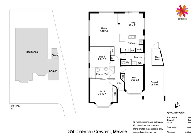 Floorplan of Homely house listing, 35B Coleman Crescent, Melville WA 6156