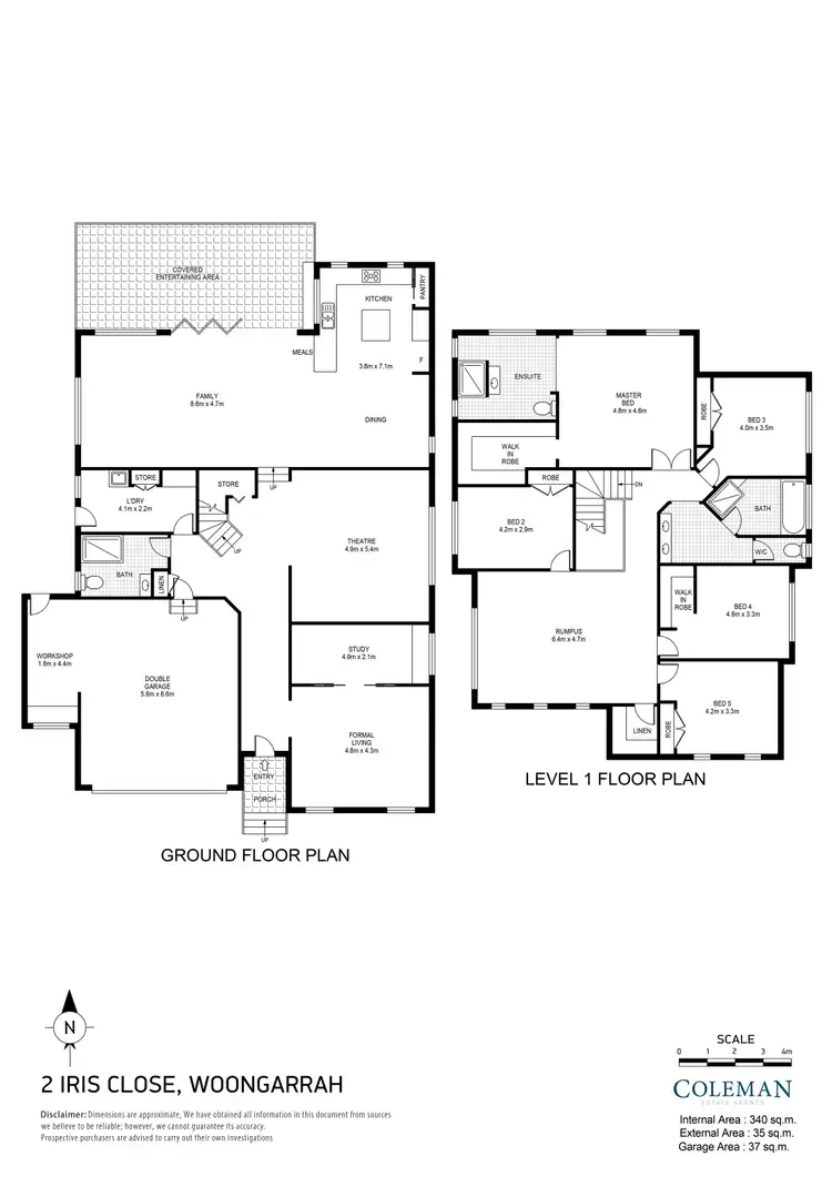 Floorplan of Homely house listing, 2 Iris Close, Woongarrah NSW 2259