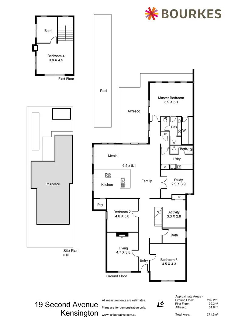 Floorplan of Homely house listing, 19 Second Avenue, Kensington WA 6151