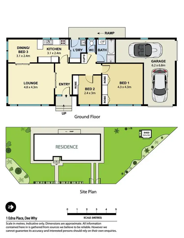 Floorplan of Homely house listing, 1 Edna Place, Dee Why NSW 2099