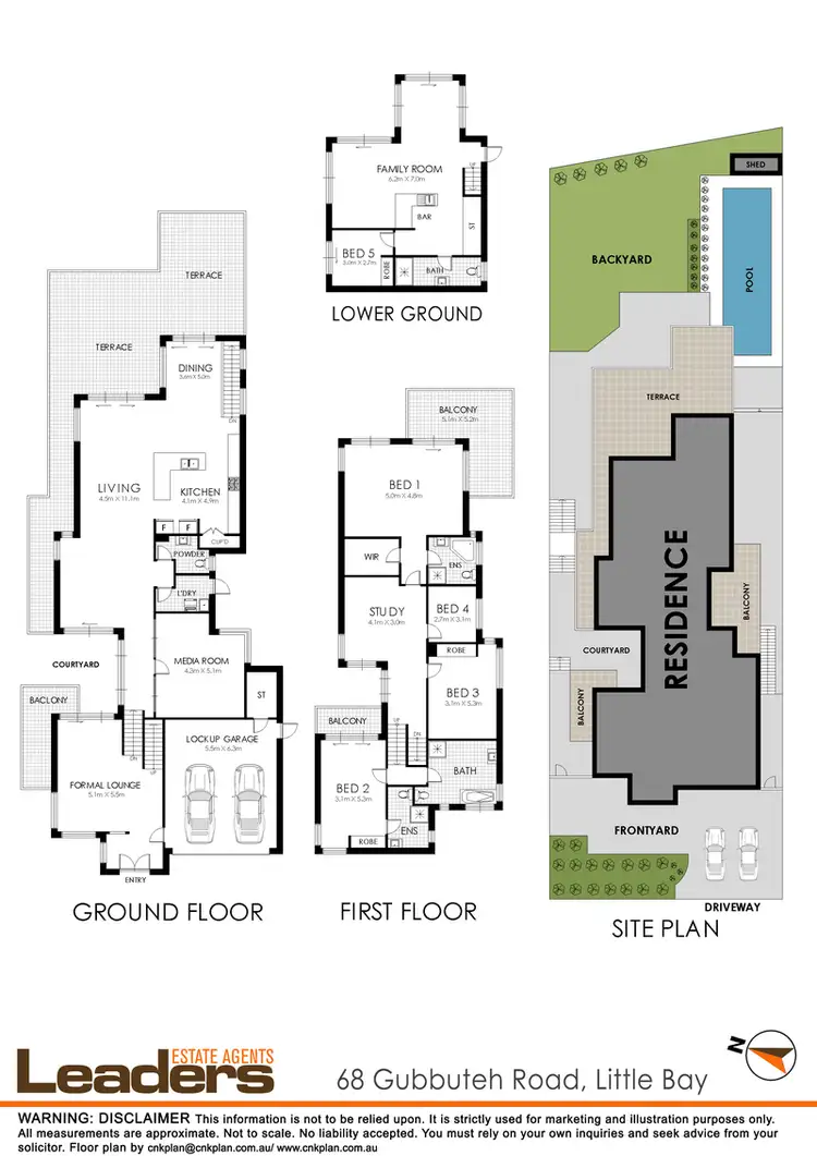 Floorplan of Homely house listing, 68 Gubbuteh Road, Little Bay NSW 2036