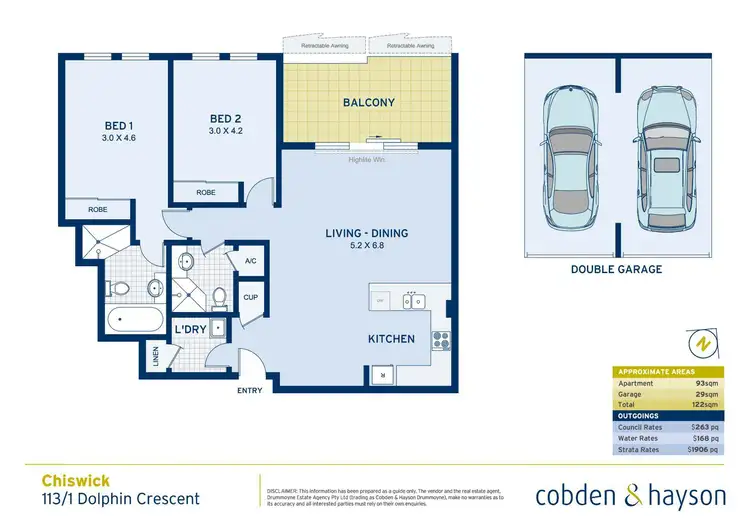 Floorplan of Homely apartment listing, 113/1 Dolphin Close, Chiswick NSW 2046