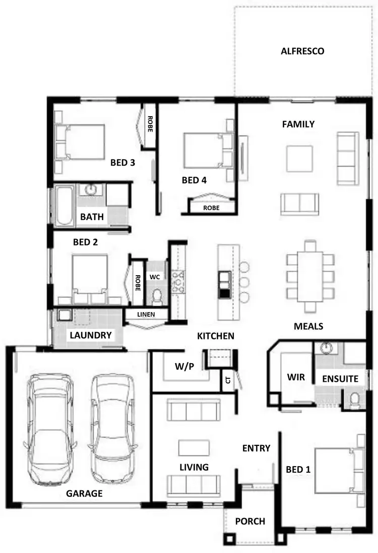 Floorplan of Homely house listing, 15 Evermore Drive, Marong VIC 3515