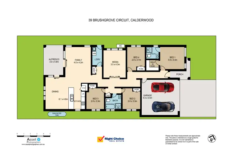 Floorplan of Homely house listing, 39 Brushgrove Circuit, Calderwood NSW 2527
