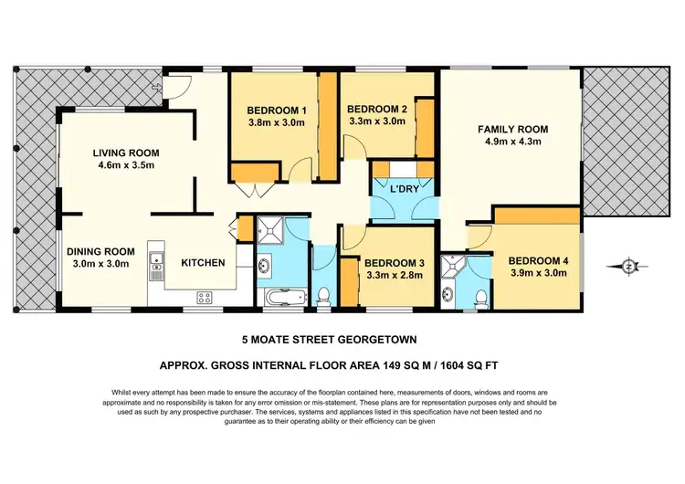 Floorplan of Homely house listing, 5 Moate Street, Georgetown NSW 2298