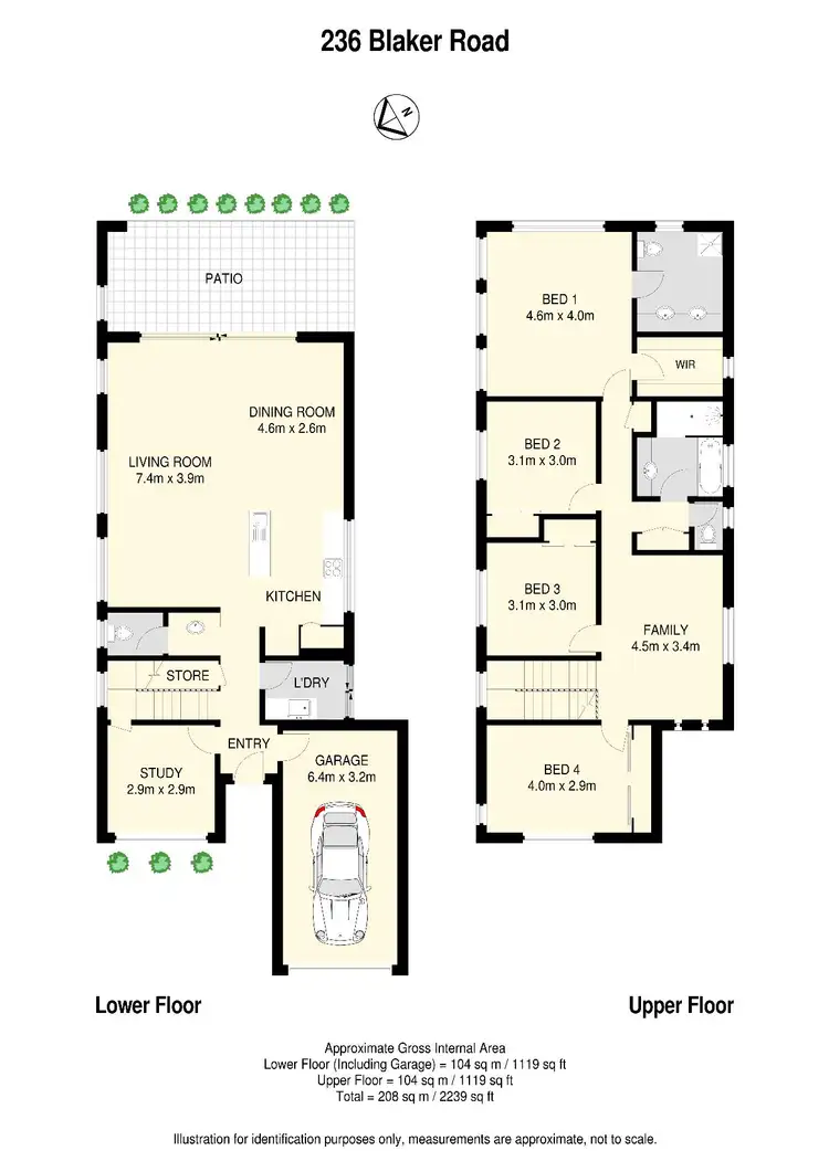 Floorplan of Homely house listing, 236 Blaker Road, Keperra QLD 4054
