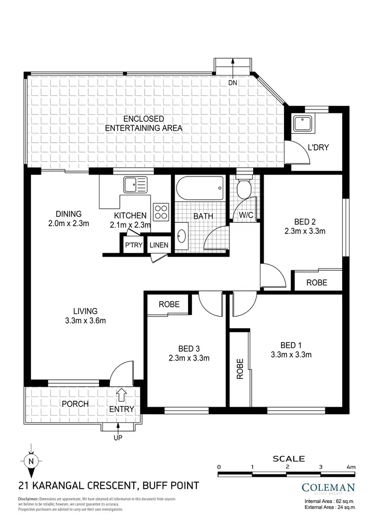 Floorplan of Homely house listing, 21 Karangal Crescent, Buff Point NSW 2262
