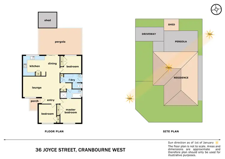 Floorplan of Homely house listing, 36 Joyce Street, Cranbourne West VIC 3977