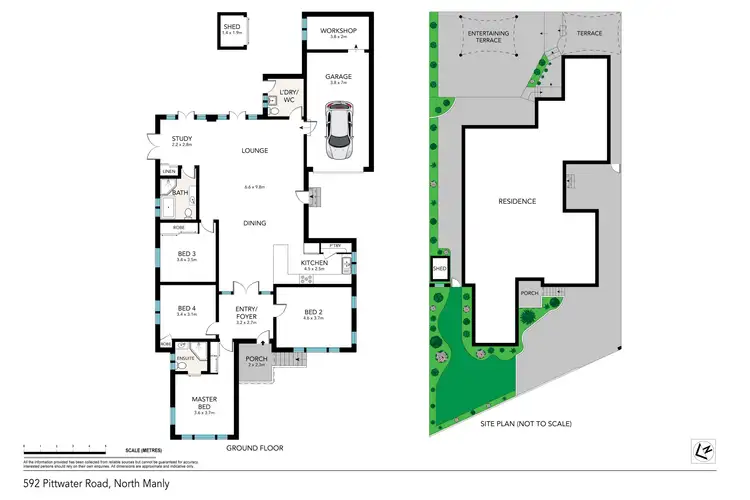 Floorplan of Homely house listing, 592 Pittwater Road, North Manly NSW 2100