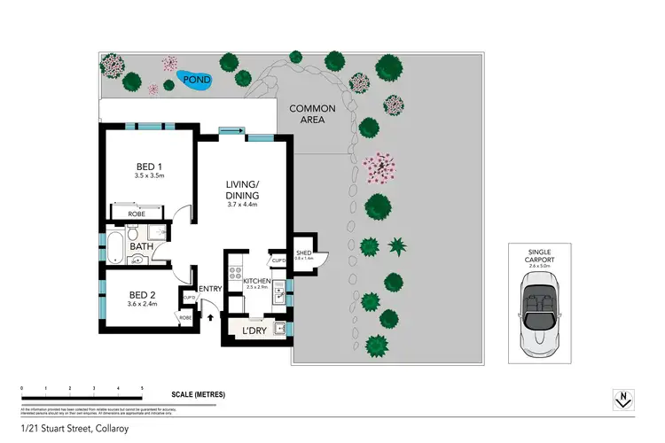 Floorplan of Homely apartment listing, 1/21 Stuart Street, Collaroy NSW 2097