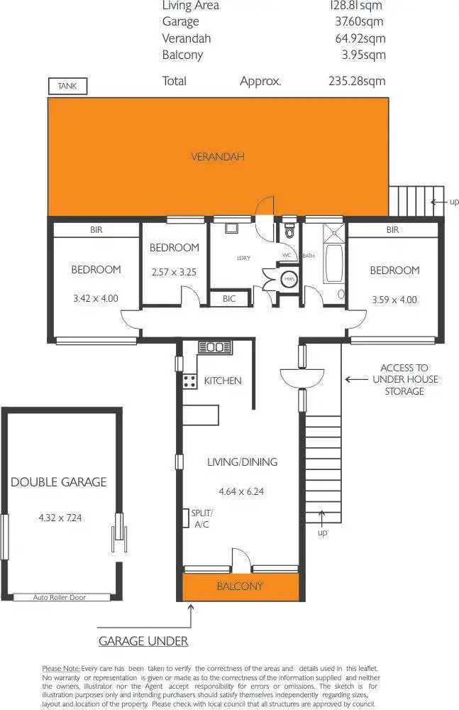 Floorplan of Homely house listing, 7 Ridgecrest Avenue, Darlington SA 5047