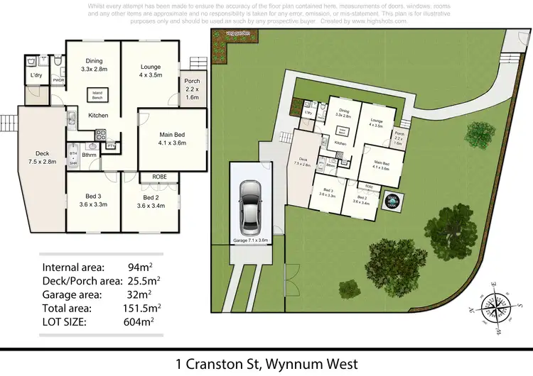 Floorplan of Homely house listing, 1 Cranston Street, Wynnum West QLD 4178