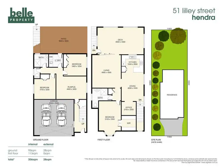 Floorplan of Homely house listing, 51 Lilley Street, Hendra QLD 4011