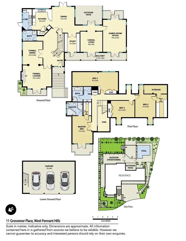 Floorplan of Homely house listing, 11 Grosvenor Place, West Pennant Hills NSW 2125