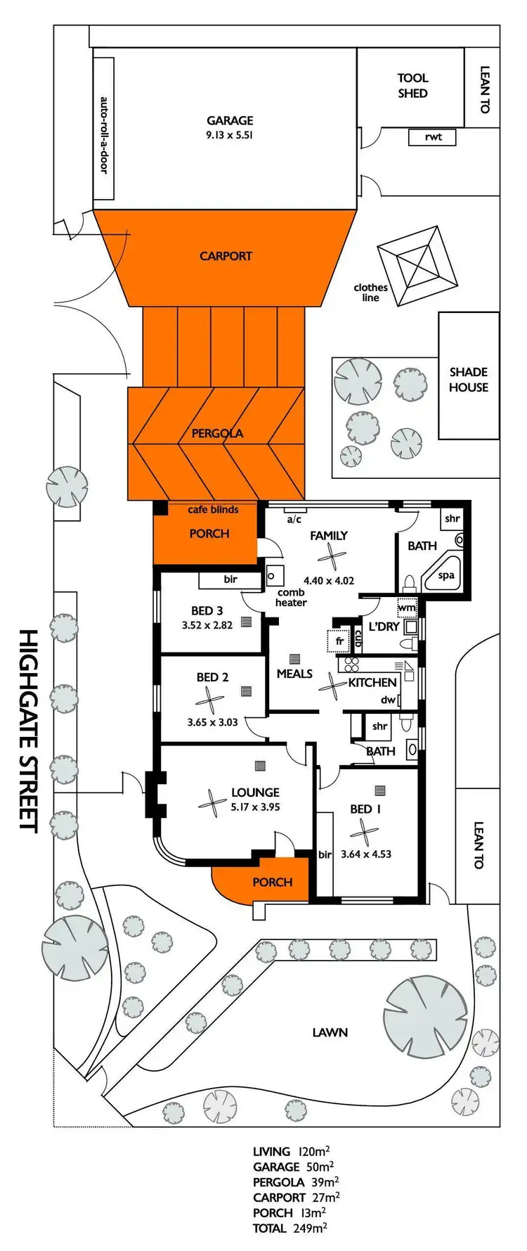 Floorplan of Homely house listing, 1 Yeo Avenue, Highgate SA 5063