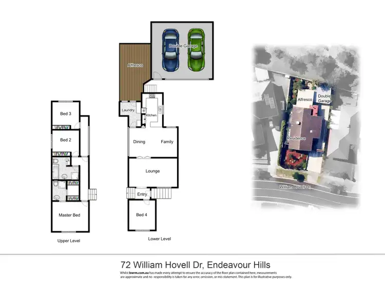 Floorplan of Homely house listing, 72 William Hovell Drive, Endeavour Hills VIC 3802