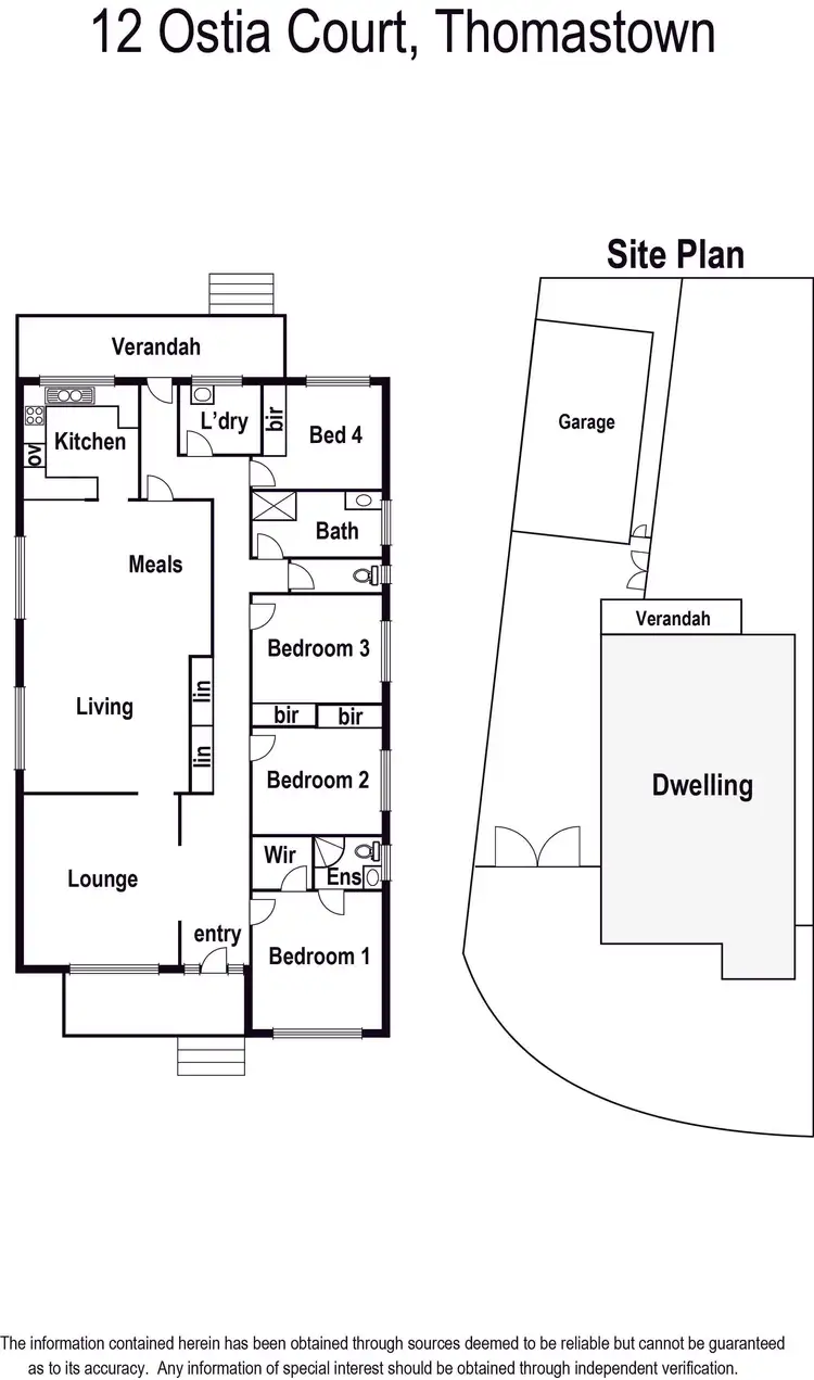 Floorplan of Homely house listing, 12 Ostia Court, Thomastown VIC 3074