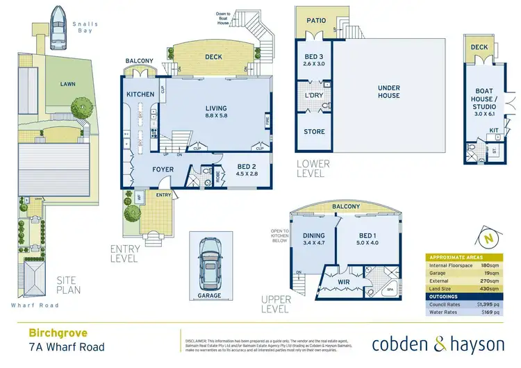 Floorplan of Homely house listing, 7A Wharf Road, Birchgrove NSW 2041
