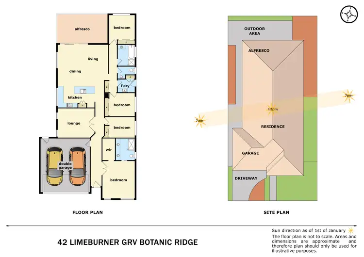 Floorplan of Homely house listing, 42 Limeburner Grove, Botanic Ridge VIC 3977