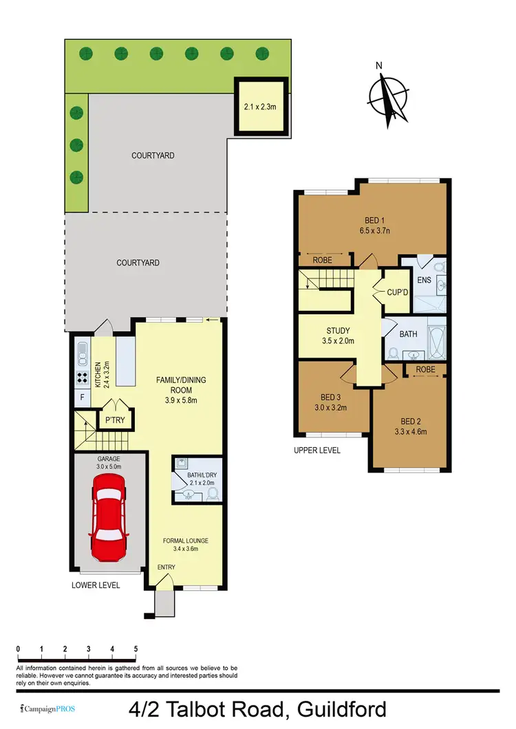 Floorplan of Homely townhouse listing, 4/2 Talbot Road, Guildford NSW 2161