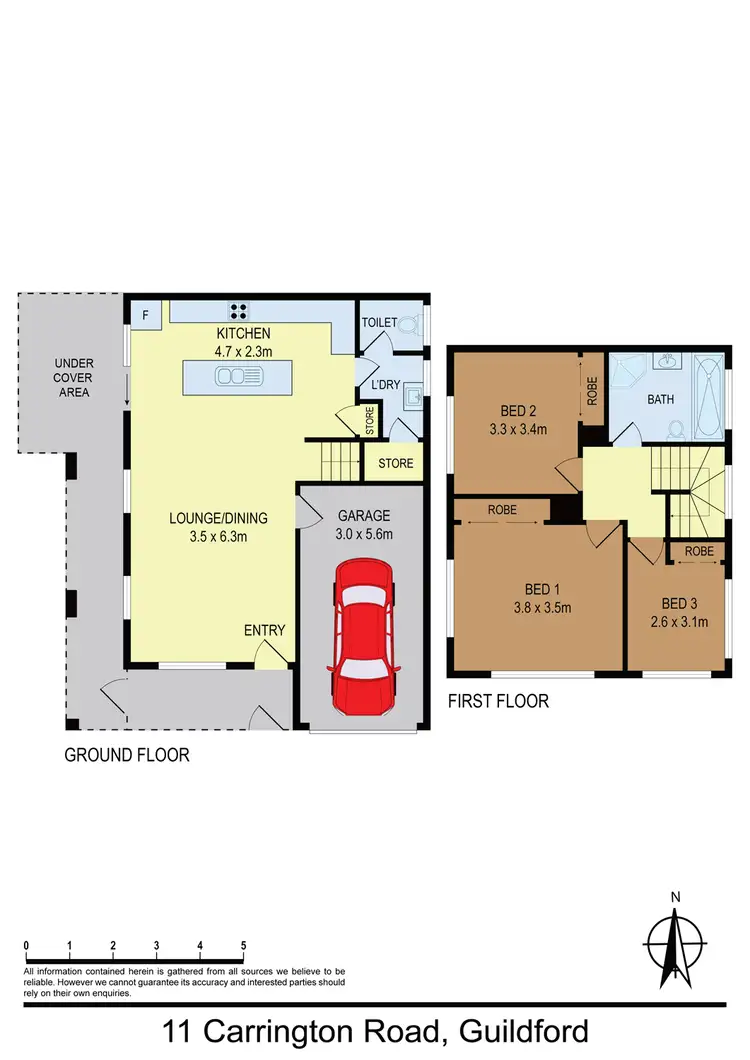 Floorplan of Homely house listing, 11 Carrington Road, Guildford NSW 2161