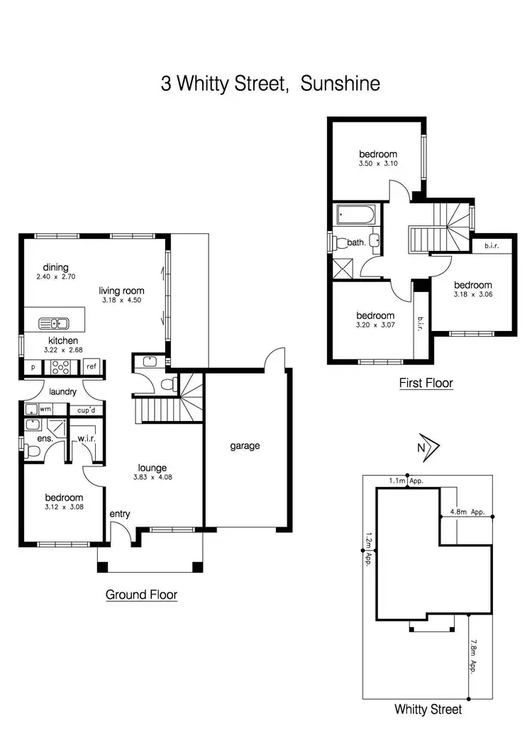 Floorplan of Homely house listing, 3 Whitty Street, Sunshine VIC 3020