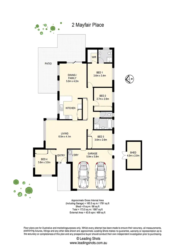 Floorplan of Homely house listing, 2 Mayfair Place, Moggill QLD 4070