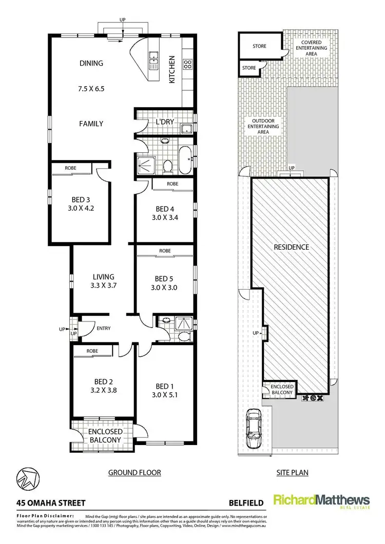 Floorplan of Homely house listing, 45 Omaha Street, Belfield NSW 2191