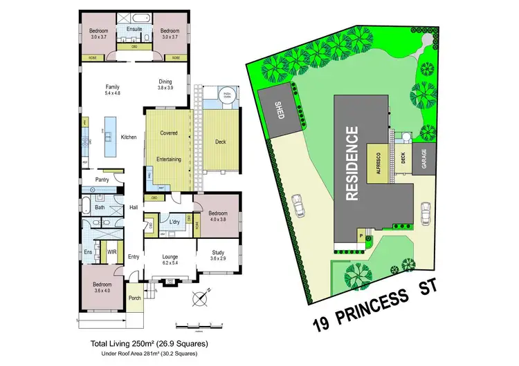 Floorplan of Homely house listing, 19 Princess Street, Warragul VIC 3820