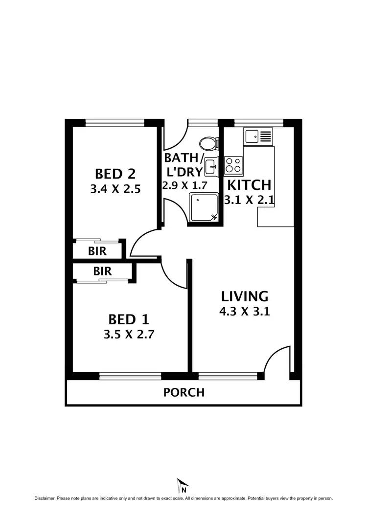 Floorplan of Homely house listing, 4/5 Evans Street, Sunbury VIC 3429