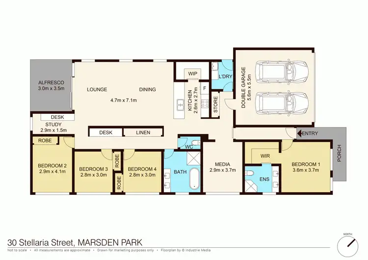 Floorplan of Homely house listing, 30 Stellaria Street, Marsden Park NSW 2765