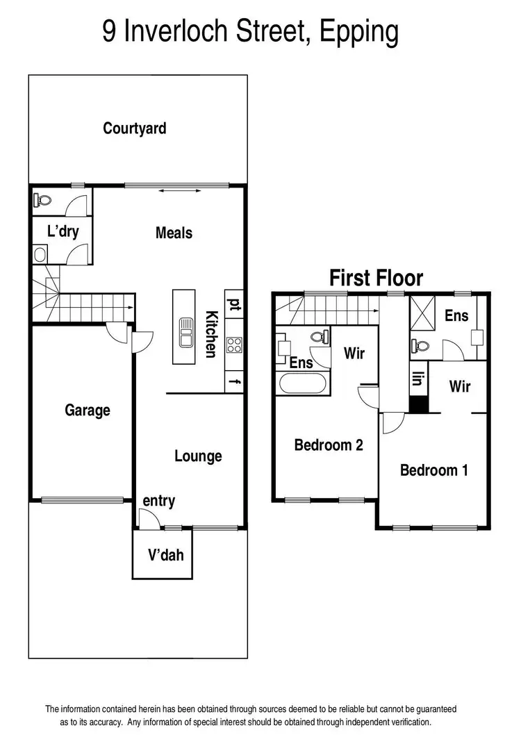 Floorplan of Homely townhouse listing, 9 Inverloch Street, Epping VIC 3076