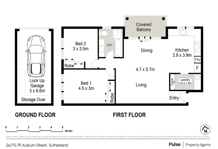 Floorplan of Homely apartment listing, 26/75-79 Auburn Street, Sutherland NSW 2232
