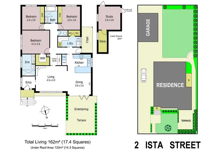 Floorplan of Homely house listing, 2 Ista Street, Warragul VIC 3820