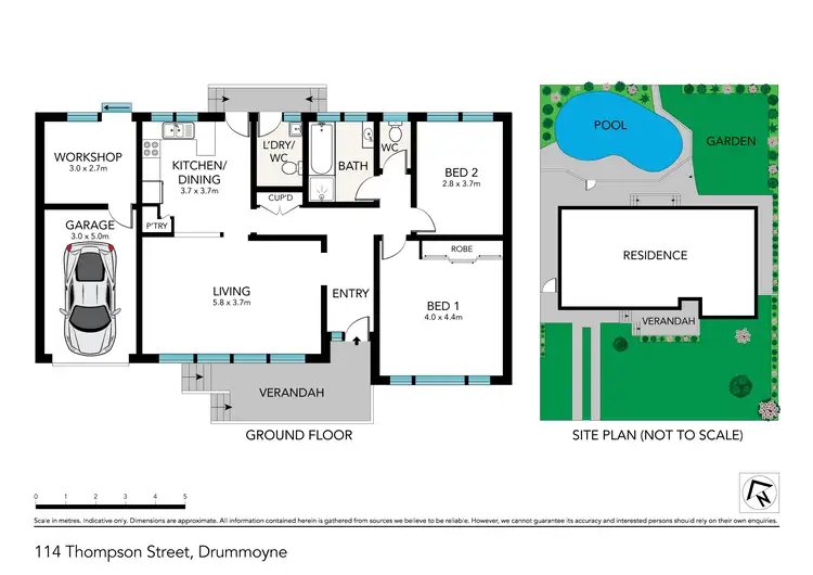 Floorplan of Homely house listing, 114 Thompson Street, Drummoyne NSW 2047