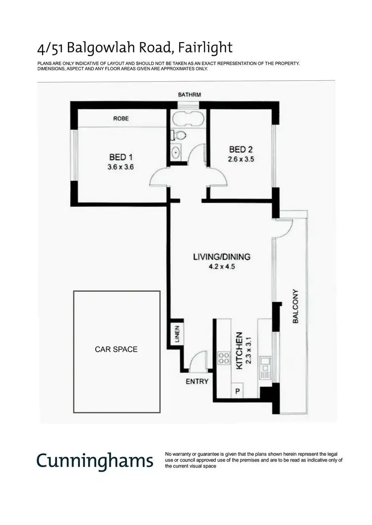 Floorplan of Homely unit listing, 4/51 Balgowlah Road, Fairlight NSW 2094
