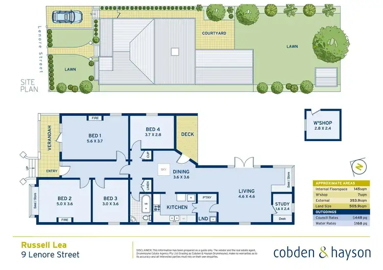 Floorplan of Homely house listing, 9 Lenore Street, Russell Lea NSW 2046