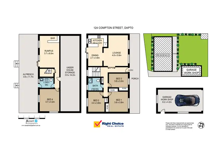 Floorplan of Homely house listing, 124 Compton Street, Dapto NSW 2530