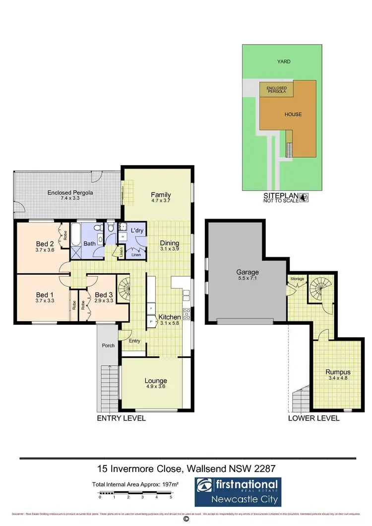 Floorplan of Homely house listing, 15 Invermore Close, Wallsend NSW 2287