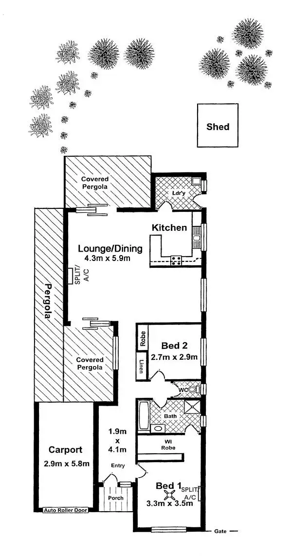 Floorplan of Homely unit listing, 4/48 Glen Stuart Road, Magill SA 5072