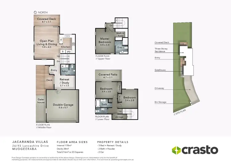 Floorplan of Homely house listing, 26/45 Lancashire Drive, Mudgeeraba QLD 4213