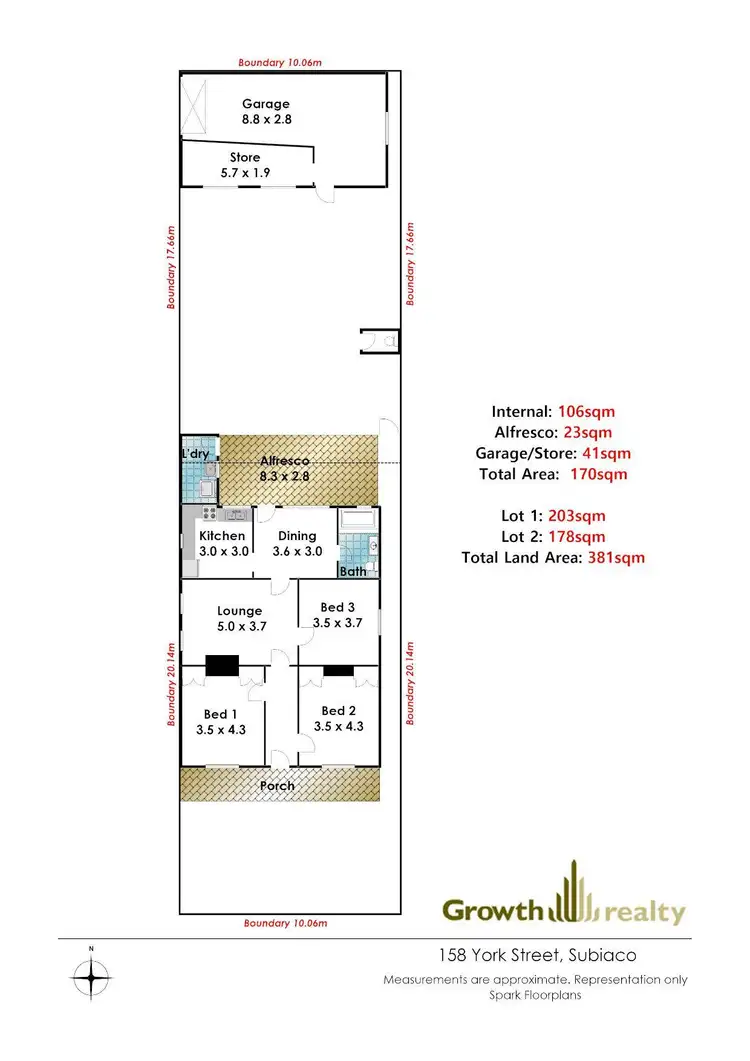 Floorplan of Homely house listing, 158 York Street, Subiaco WA 6008