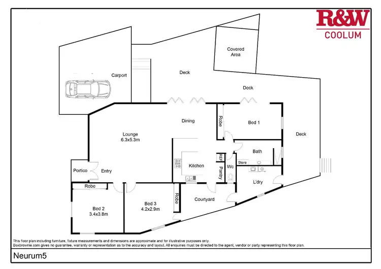 Floorplan of Homely house listing, 5 Neurum Road, Yaroomba QLD 4573