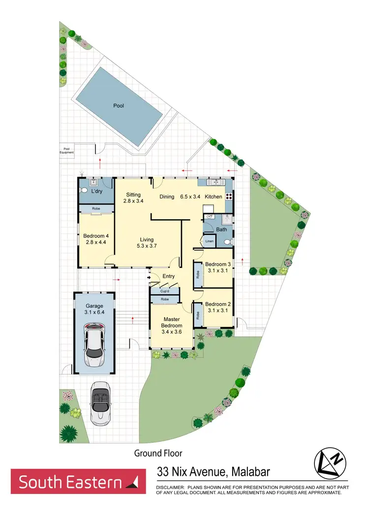 Floorplan of Homely house listing, 33 Nix Avenue, Malabar NSW 2036
