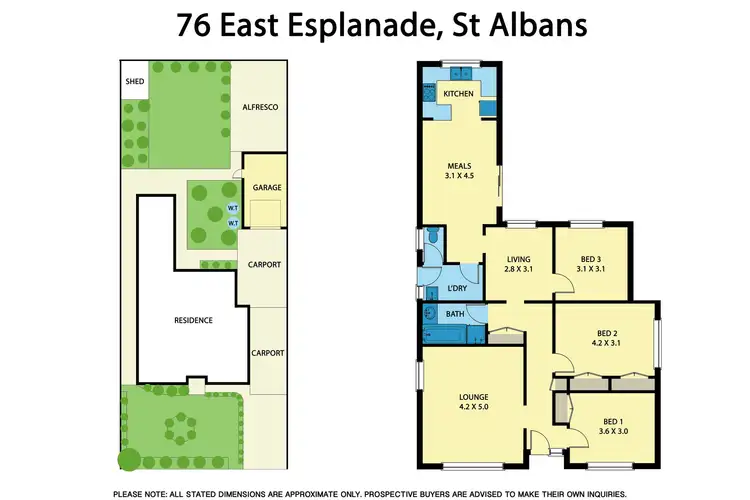 Floorplan of Homely house listing, 76 East Esplanade, St Albans VIC 3021
