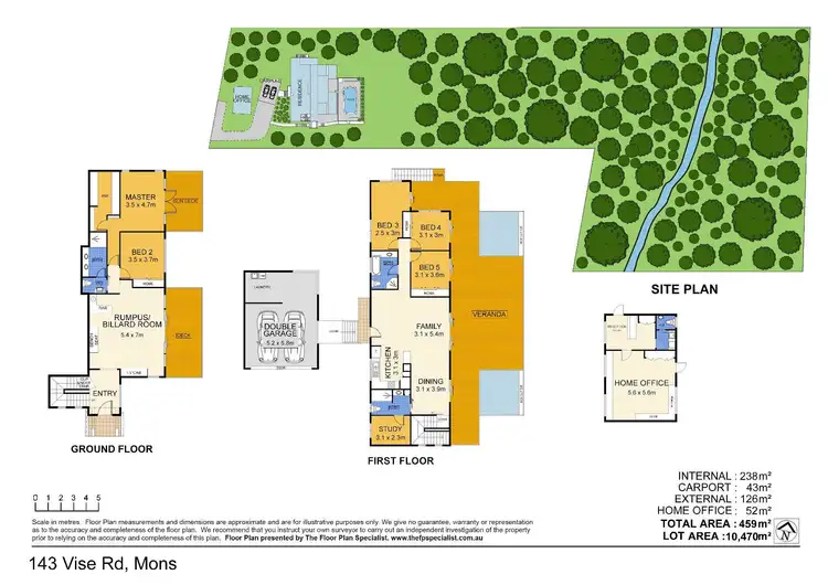 Floorplan of Homely house listing, 143-145 Vise Road, Mons QLD 4556